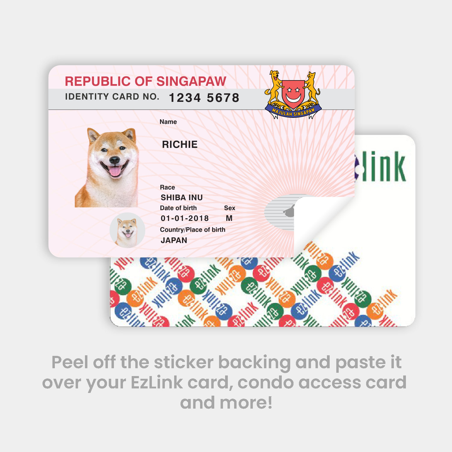 Stickers - EZ-Link Card Sized (3s)